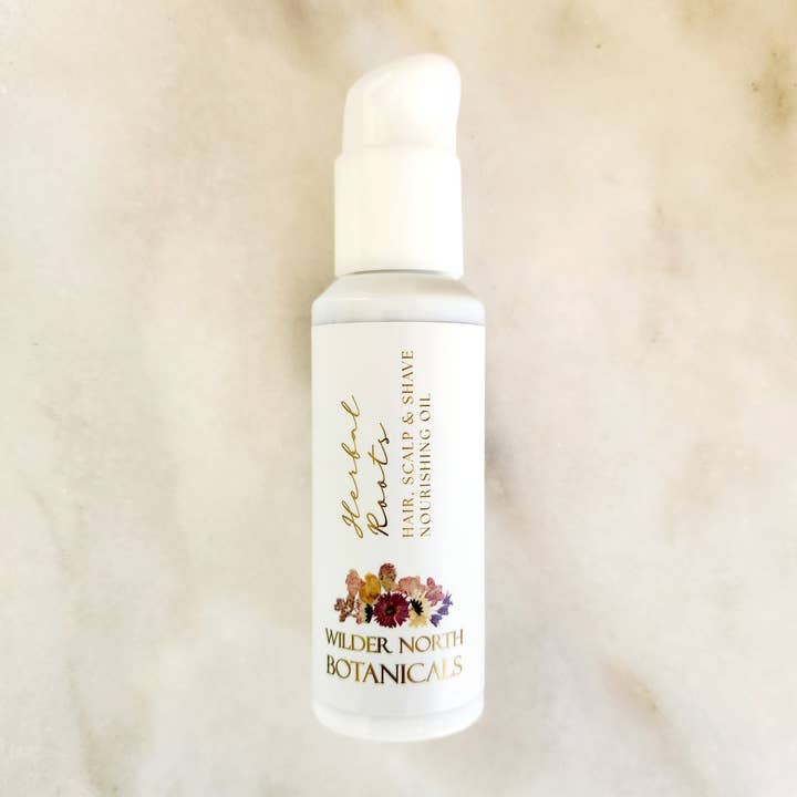 Herbal Roots Nourishing Oil for wholesale by Wilder North