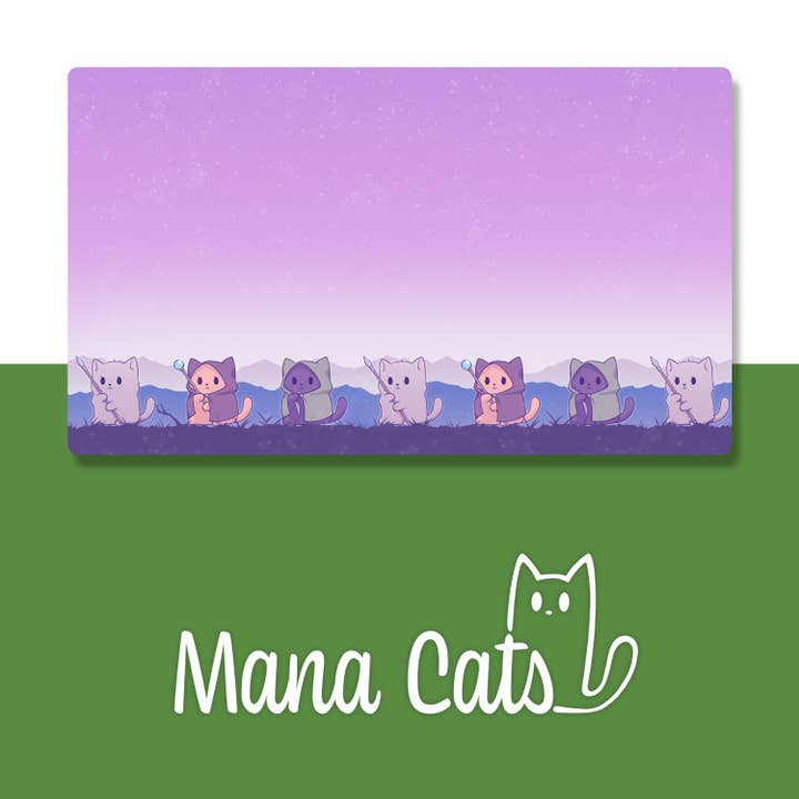 Caverns & Calicos – wholesale Mousepad/trackpad – CnC Snow Cats Playmat6