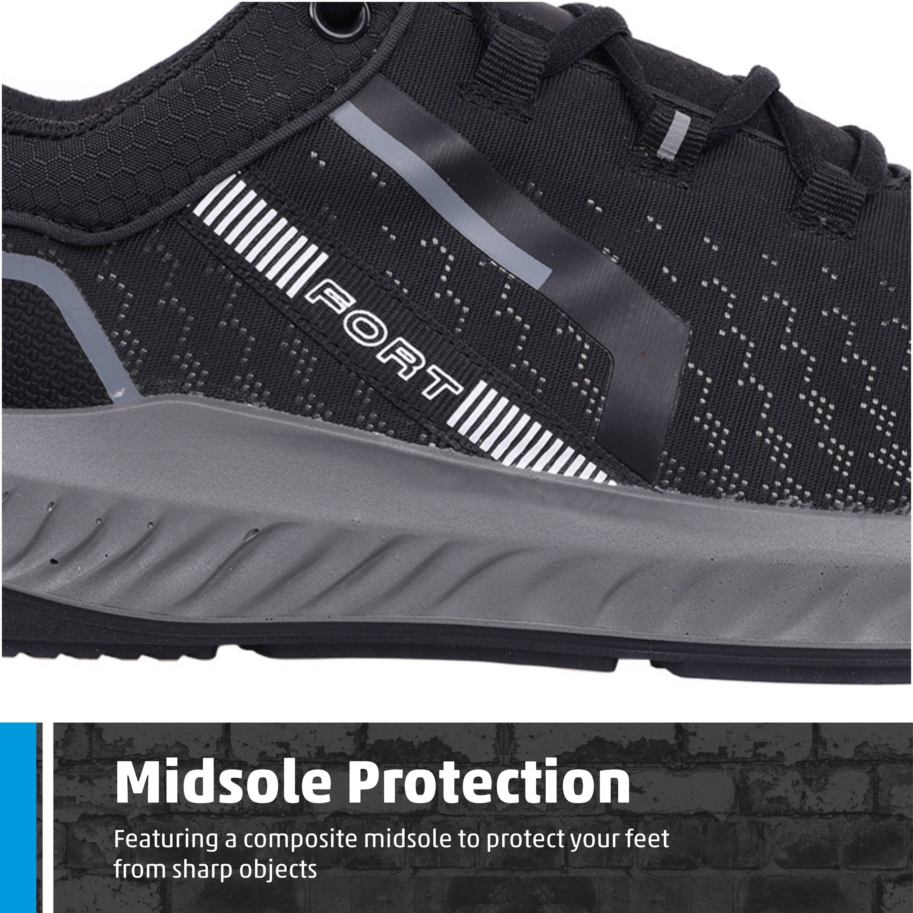 TuffStuff Workwear – wholesale Lifestyle trainers – Men′s – Fort Evo Safety Trainer, Lightweight & Breathable, Durable5