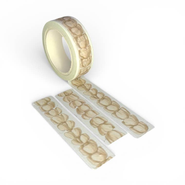 PUAKENIKENI CREAM WASHI TAPE for wholesale by Homegrown