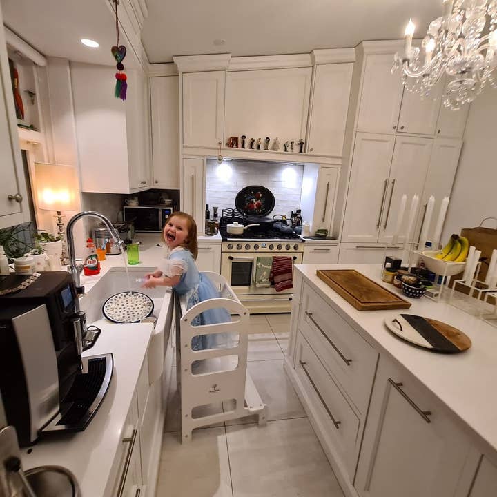 Forest Kids – Brinquedo de madeira - Crianças por atacado – Torre de Aprendizagem Ajustável para Crianças | Torre de Cozinha Montessori5