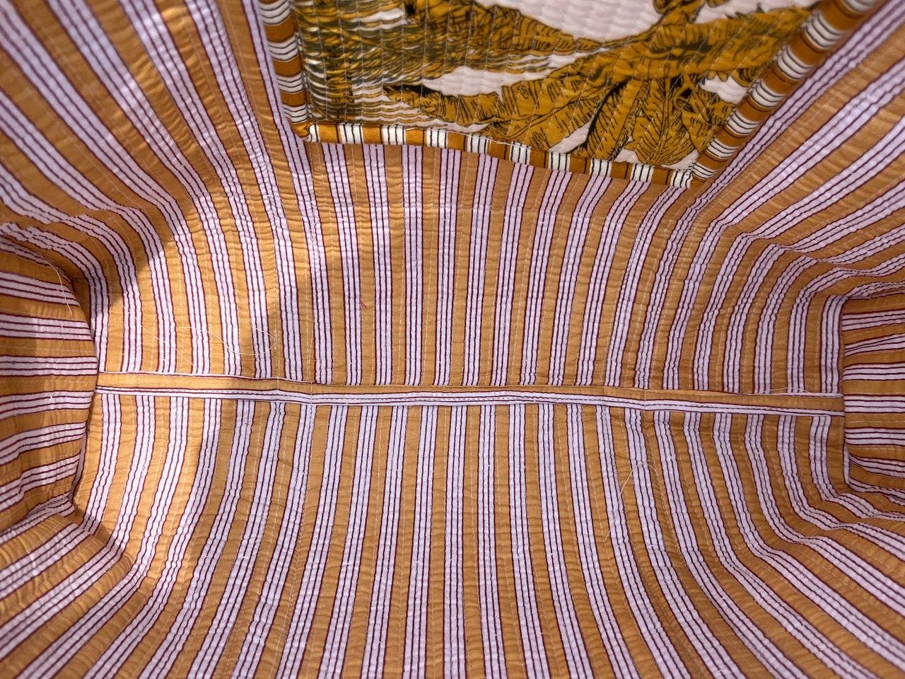 bhavnas boutique – wholesale Shoulder bag – women's – Tree Printed White Cotton Quilted Beautiful Bag Women Bags 5