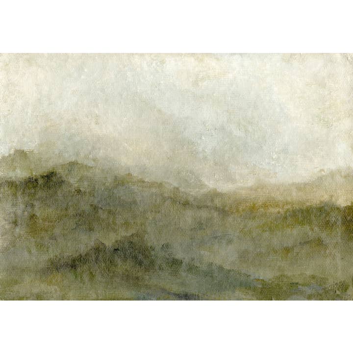 Imprimé abstrait vert pour la vente par Tessa Brown Art