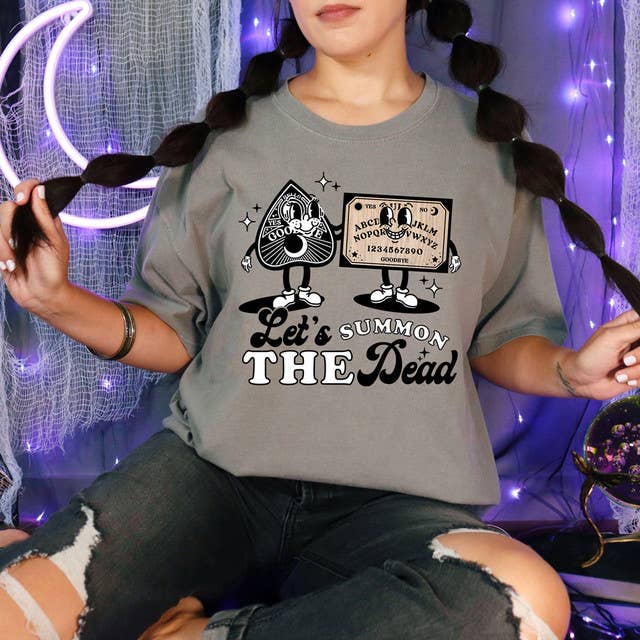 Let's Summon The Dead DTF Heat Transfer for wholesale by Trendy Transfers