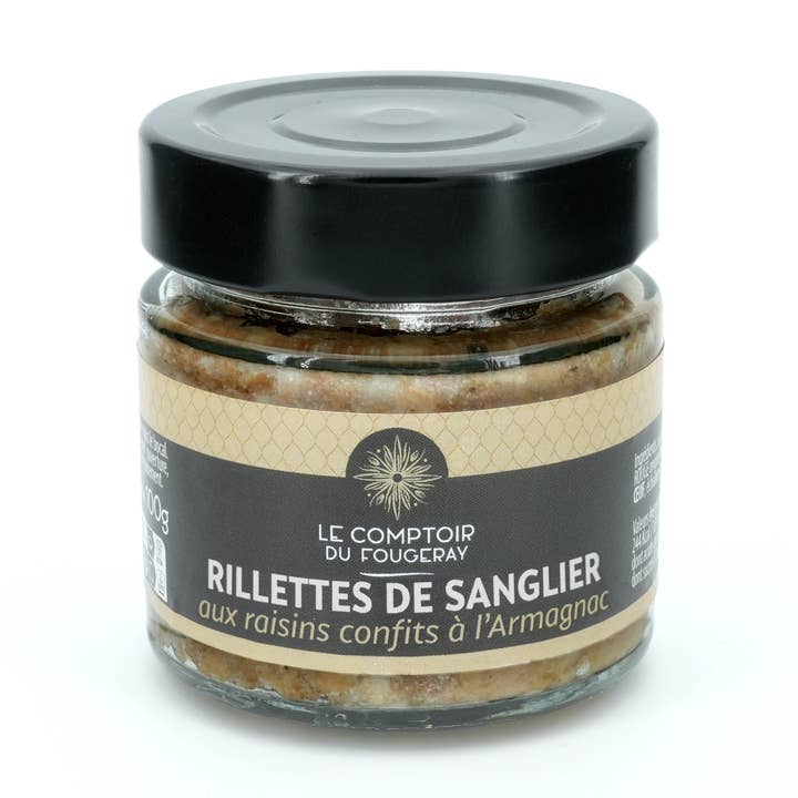 Wild boar rillettes with Armagnac candied grapes and other Purchase Wholesale confites. Free Returns & Net 60 Terms on Faire trending on Faire.