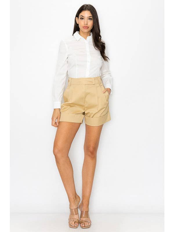 LINZY - Wholesale Shorts - Women's - Cotton Twill Shorts4