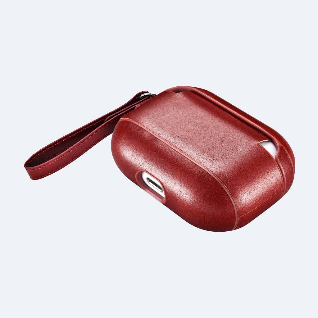 OXA LEATHER - Wholesale Earphone/Headphone Case - Unisex - Leather Apple AirPods Pro Case - Strap12
