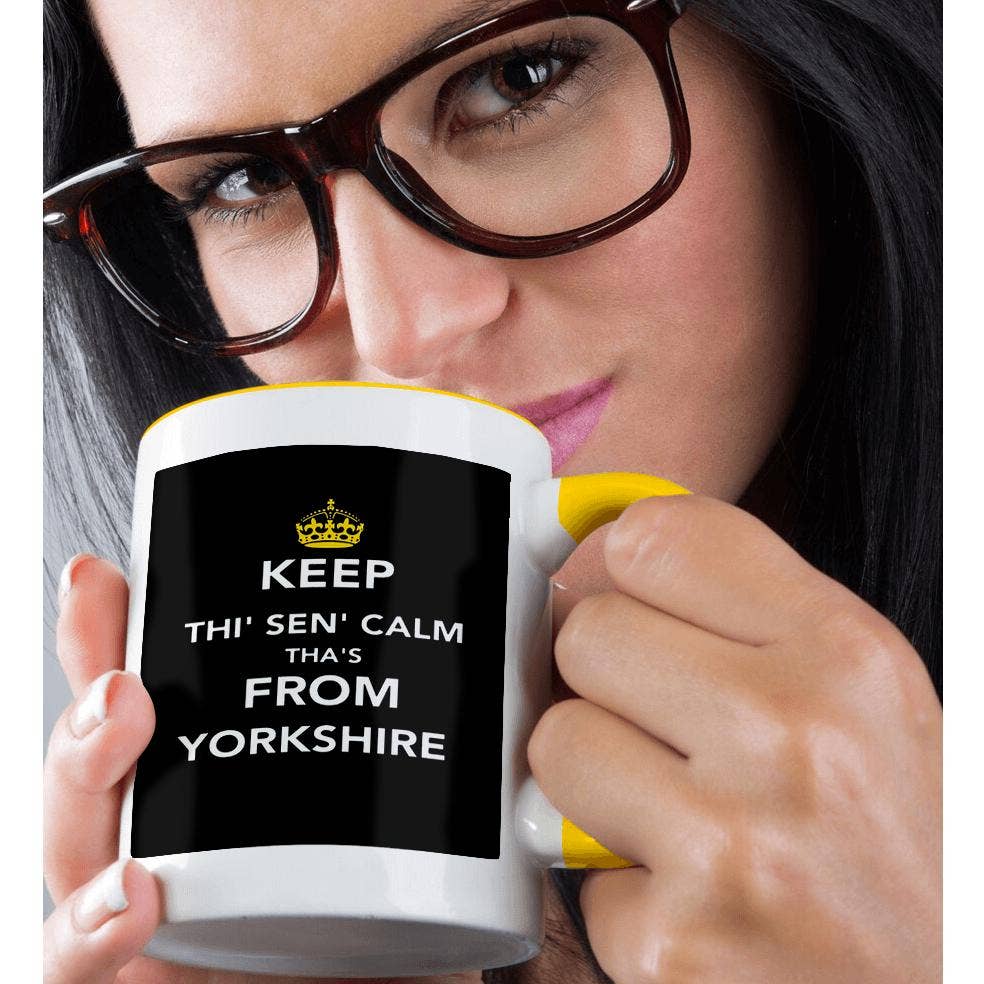 3dRose - Wholesale Coffee Mug - 3dRose, Keep Thi Sen Calm Thas From Yorkshire, Mug1
