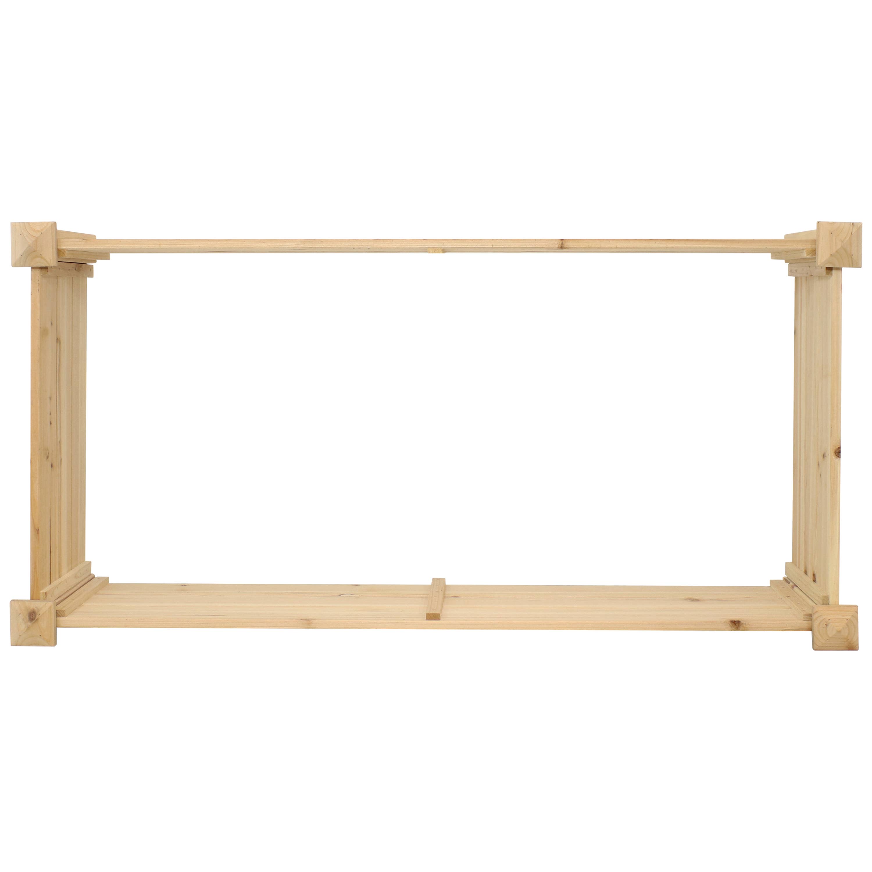 Sunnydaze Decor - Vente Jardinière - Carré de Jardin surélevé en Bois - 24 x 48,25 po - Naturel6