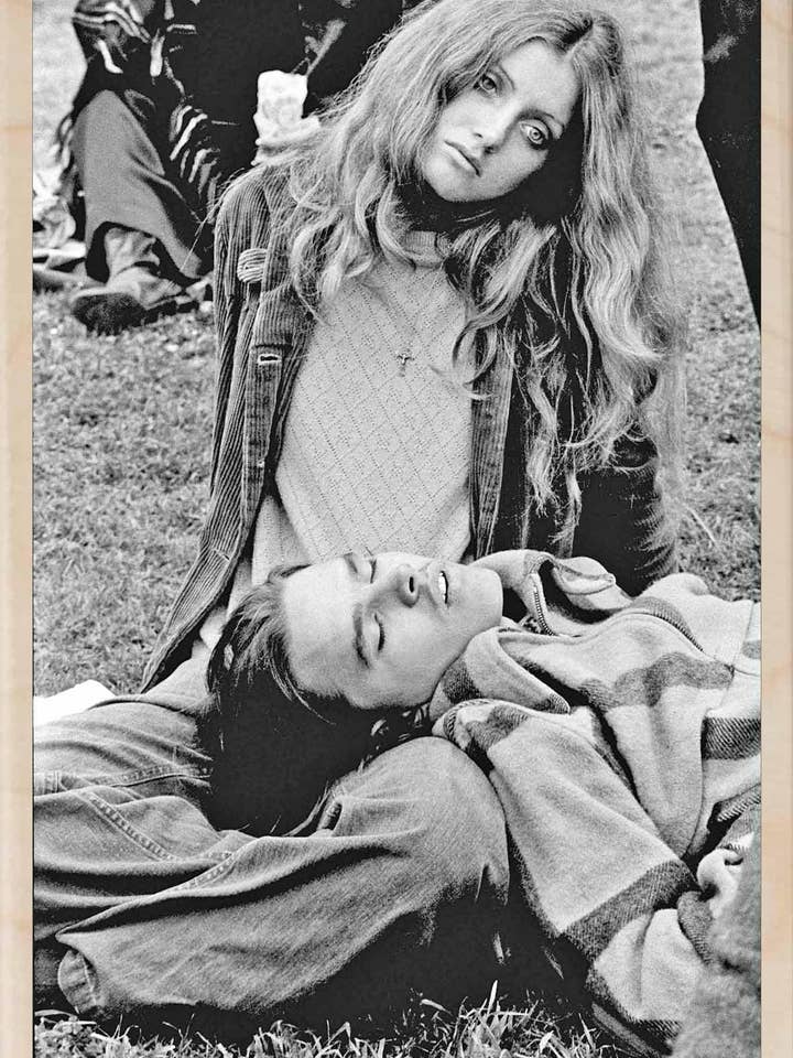 Woodstock - Postal de madeira, íman de madeira por atacado de THE WOODEN POSTCARD COMPANY