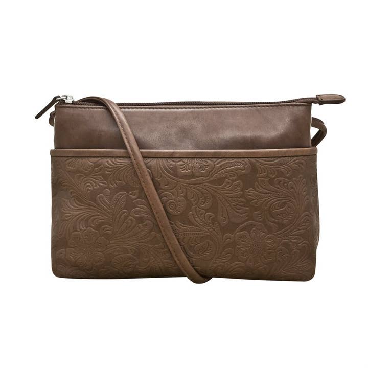 ili New York - Wholesale Crossbody Bag - Women's - Cheyenne Leather East West Crossbody