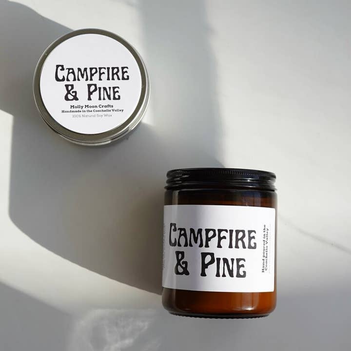 Molly Moon Crafts – wholesale Burkljus – Lägereld och tallstearinljus2