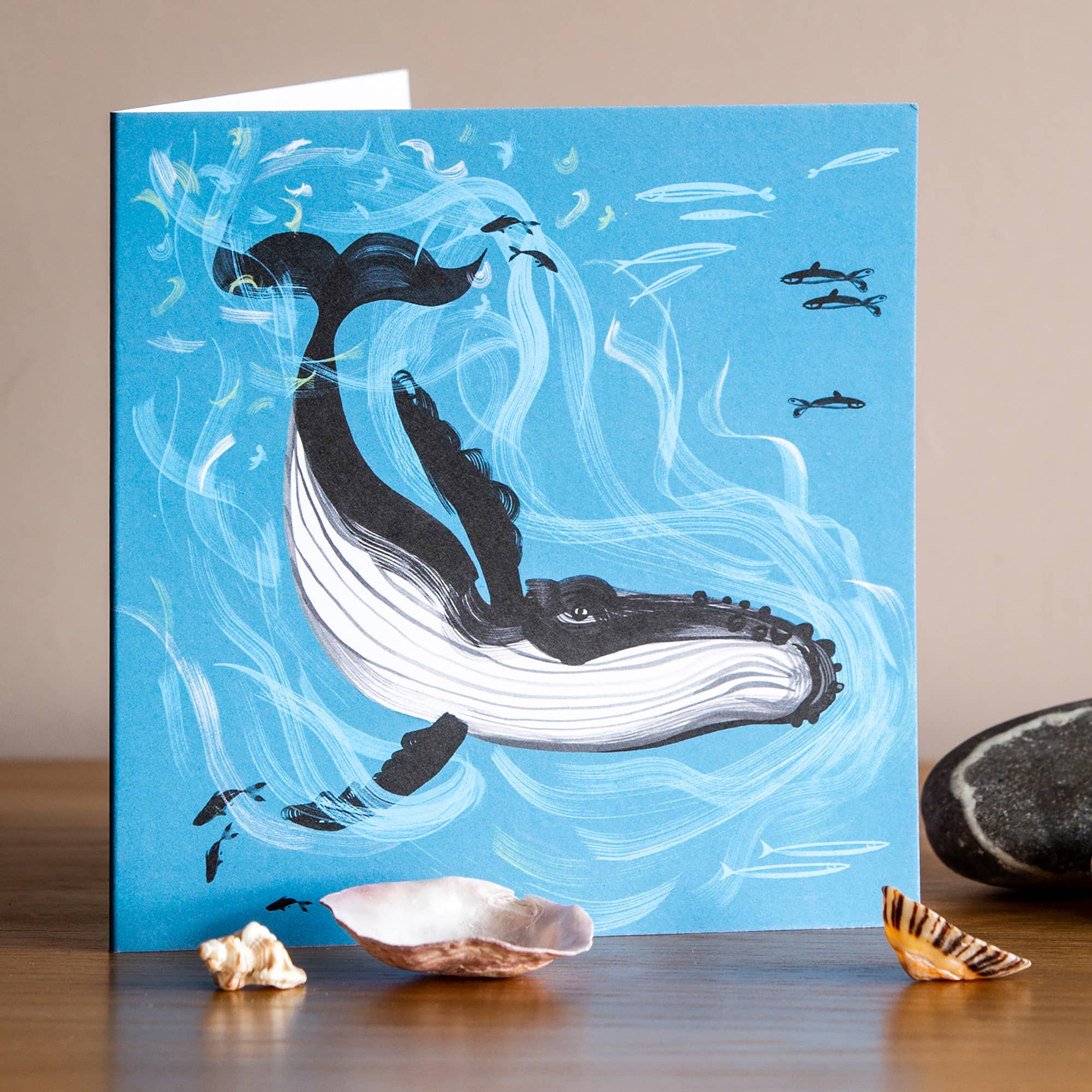 Lydia. London – wholesale Everyday greeting card – SEA OUR OCEANS 'HUMPBACK WHALE' CARD4