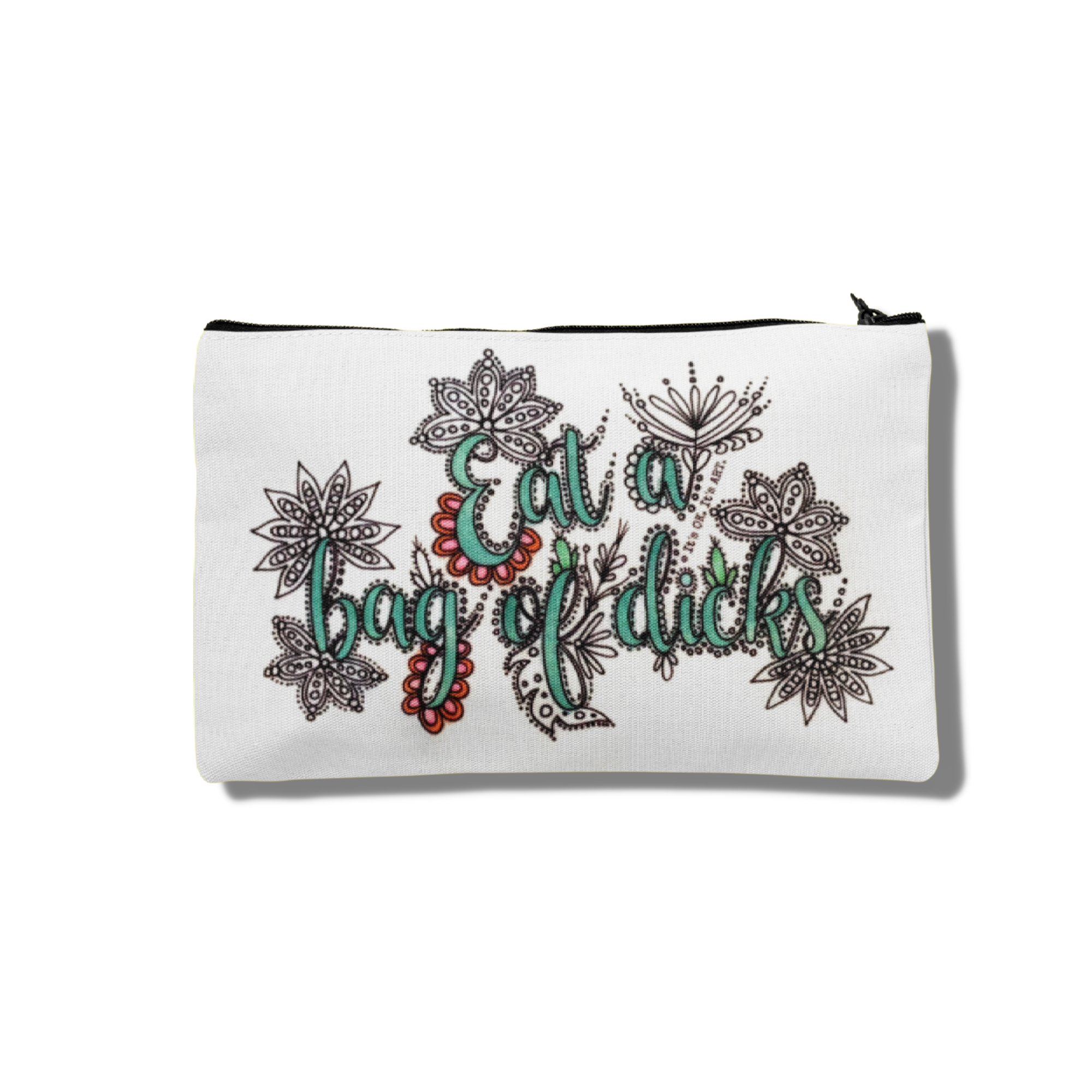 It's OK. It's ART. - Wholesale Pouch - Women's - Eat A Bag Of Dicks Travel Zip Pouch4