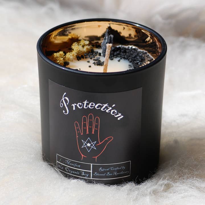Sortilège de Bougie de Protection pour la vente par Blessed Bee Apothecary