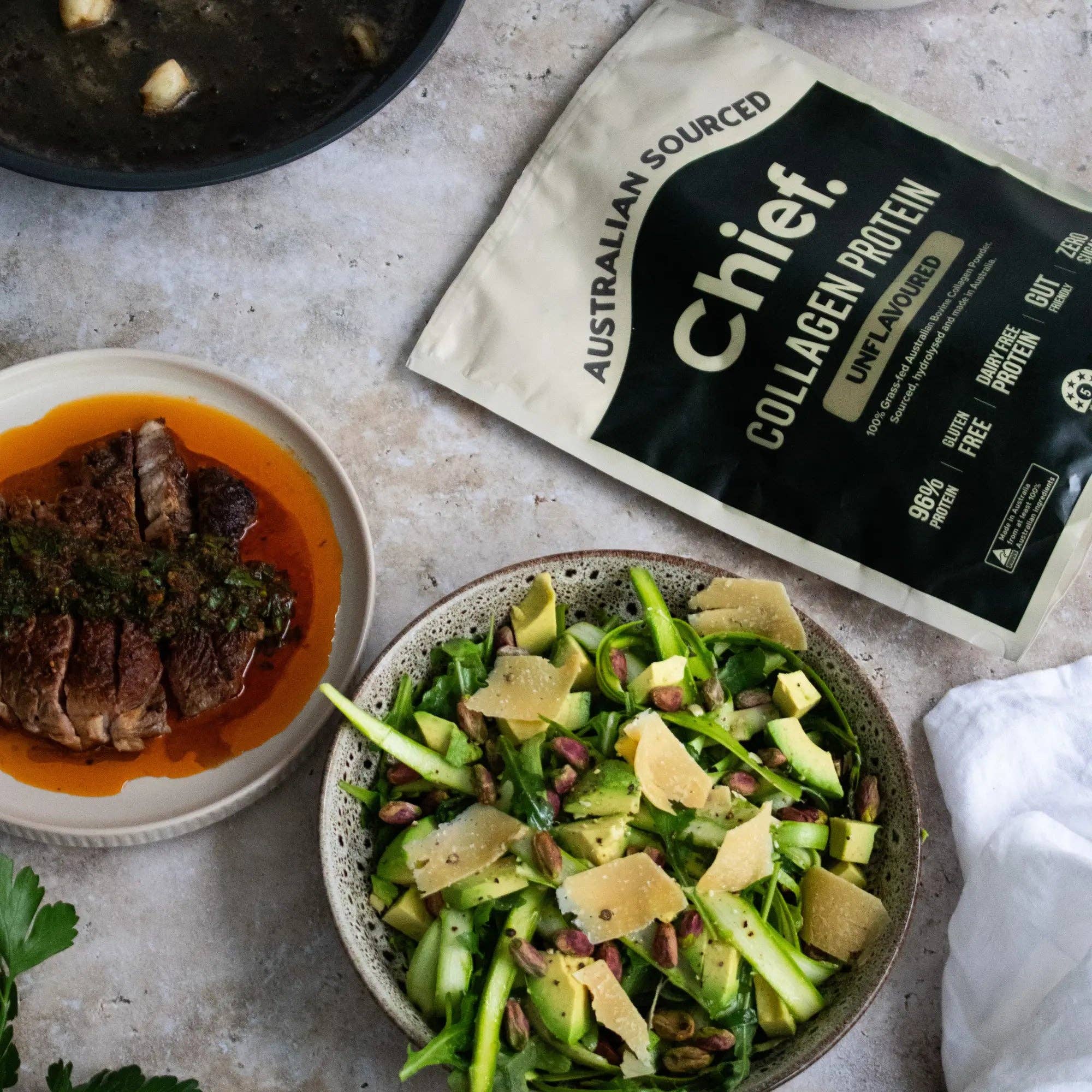 Chief Nutrition - Wholesale Protein/superfood powder - Grass-fed Collagen Protein Powder - Unflavoured12