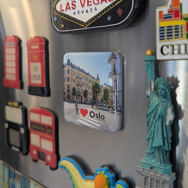 PhiloPerse - Wholesale Magnet - I Love Oslo Fridge Magnet4