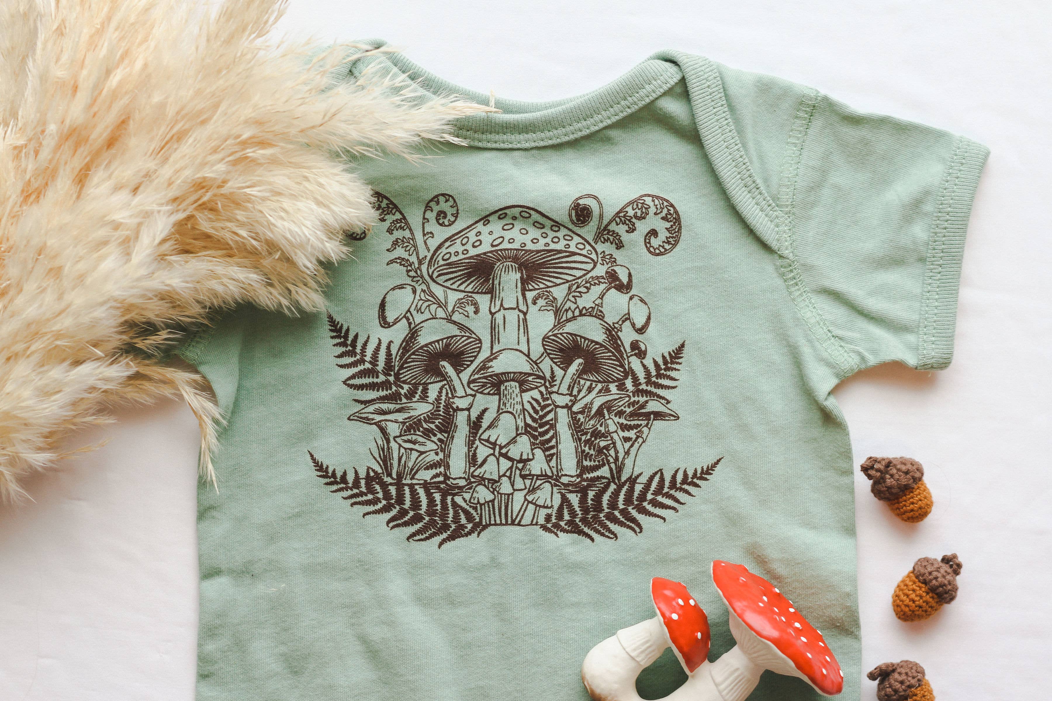 Counter Couture - Venta al por mayor Body sin pies - Bebés - Body de Setas | Bebé | Cierre de Broches Reforzado2