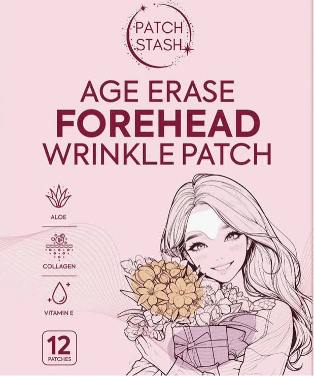 Patch Stash AGE ERASE Forehead Wrinkle Smoothing Patch for wholesale by Beauty Stash