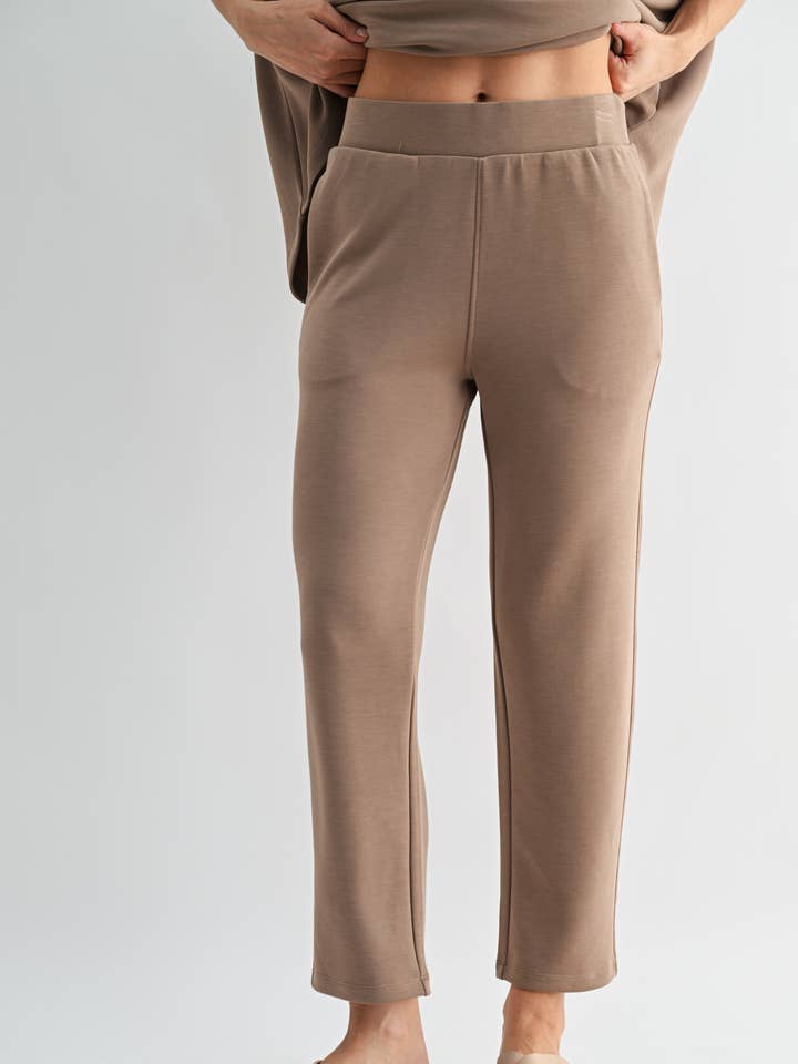 Laguna Soft Drape Cropped Pants for wholesale by Mono B