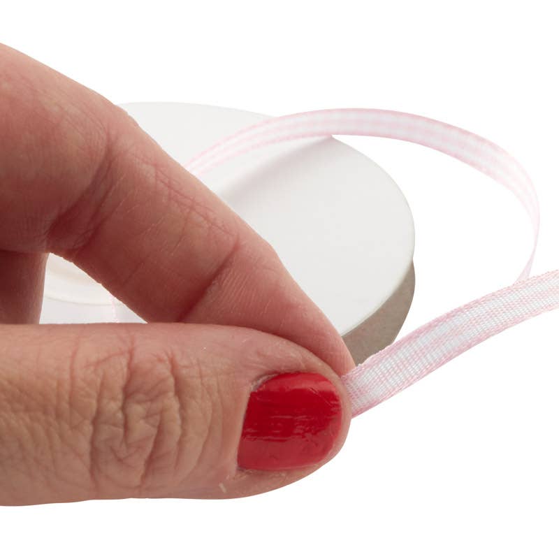 Factory Direct Craft - Venta al por mayor Cintas - Envoltorio de regalos - Cinta de grosgrain con rayas rosas 1 carrete de 15 yardas de largo1