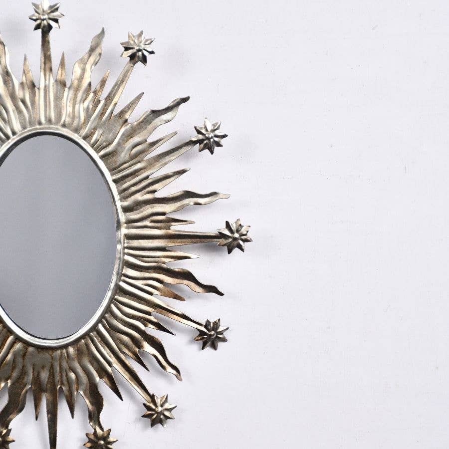 Lila Rasa – wholesale Sculpture – SUNSHINE Wall Mirror 21x2x24 CM		1