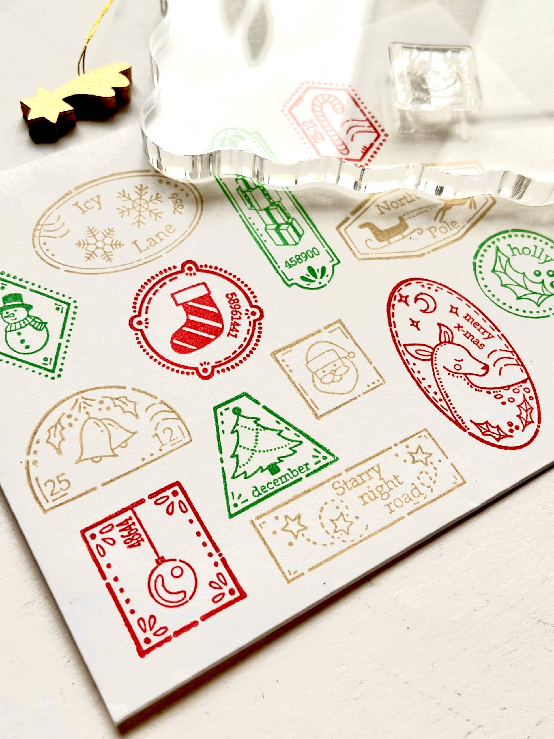 Nikki Dotti - Wholesale Rubber/Decorative Stamp - Stamp set - Christmas0