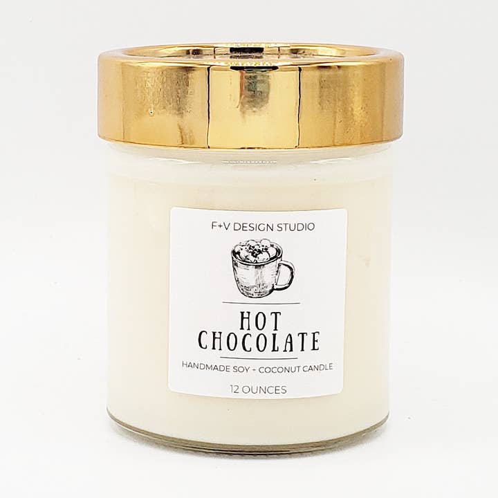Chocolat chaud 12 oz pour la vente par F + V Design Studio