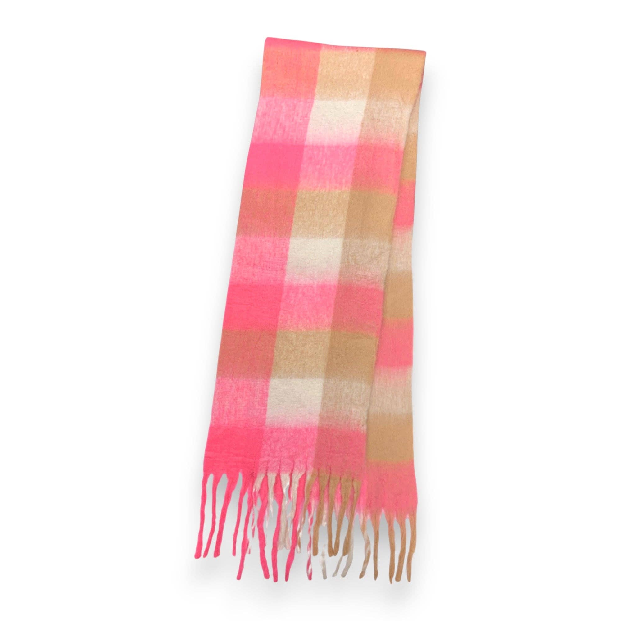 Lili Scarves (USA Duties Paid) – Cachecol - Mulher por atacado – Cachecol de Inverno com Estampa Xadrez Macia e Fofa - 15 Cores0