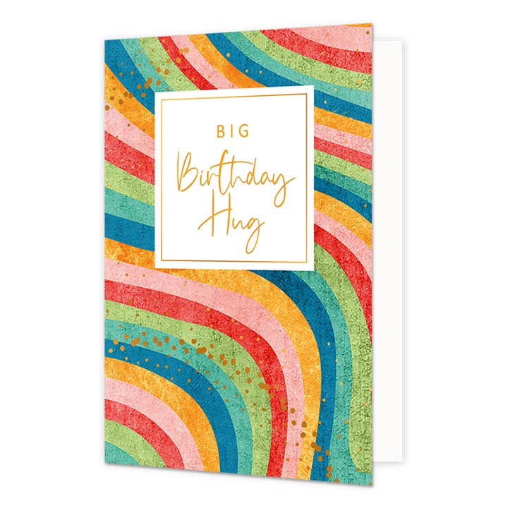 Grande abraço de aniversário - cartão de felicitações de aniversário por atacado de Artige BV