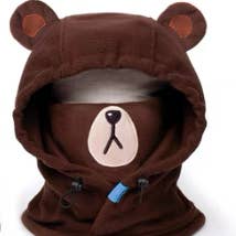 Bear Ski Mask, passamontagna da sci e snowboard, con cappuccio per la vendita all'ingrosso da parte di Monvia
