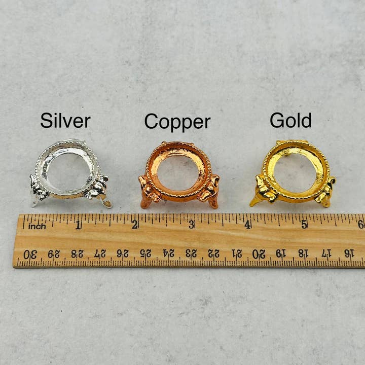 Rock Paradise – wholesale Dekorativt bordsobjekt – Metal Sphere Stand - Crystal Sphere Hållare - Du väljer Fini8