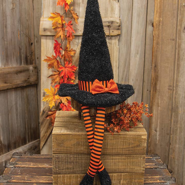 Bright Ideas - Vendita all'ingrosso Decorazioni da tavolo - Cappello da Strega con Gambe Pendenti - Offerta Speciale Prezzo Originale $19,91