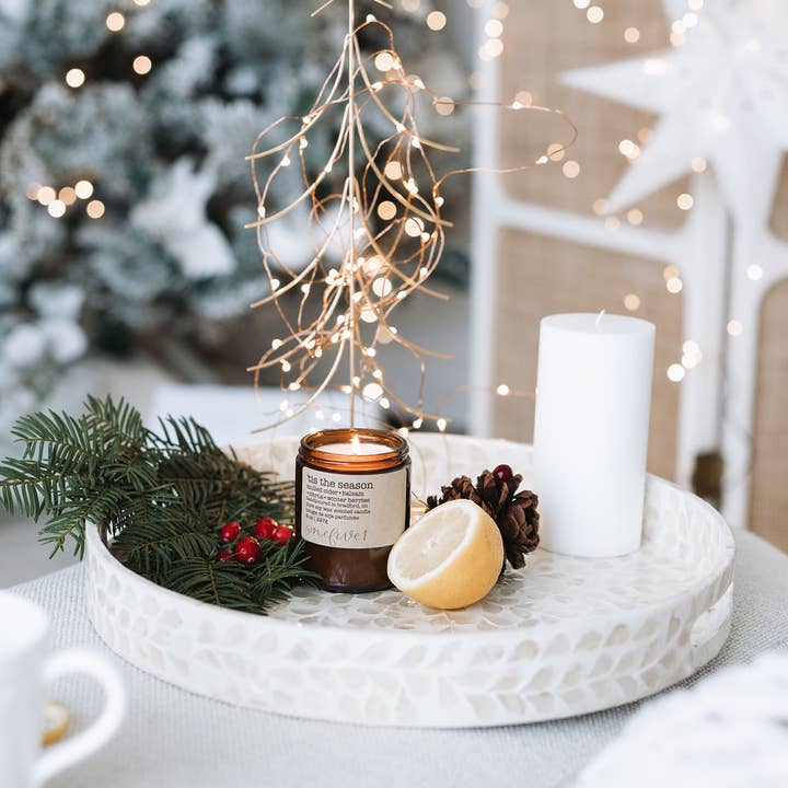 onefive1 - Wholesale Jar/Filled Candle - 'tis the season- soy wax candle WINTER HOLIDAY2