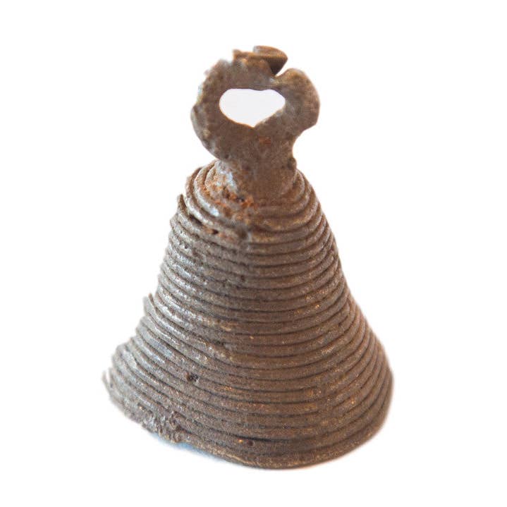 Vintage African Bronze Bell for wholesale by Old New House