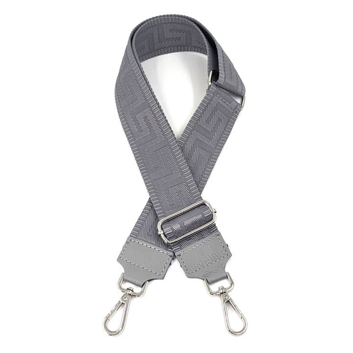 Correa de bolsa ajustable tejida con logo sutil de 'Givenchy', con herrajes plateados y borde. para venta al por mayor de Tempest Designs