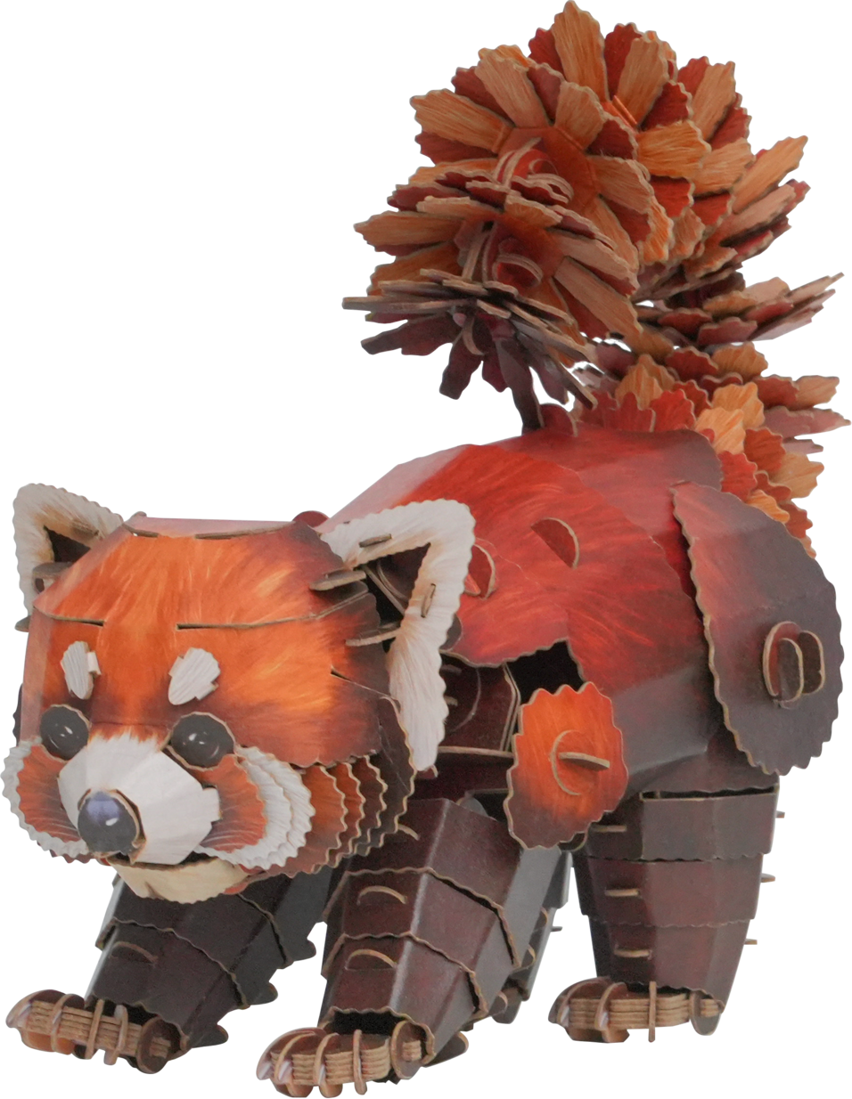 Makebug - Wholesale Puzzle - Kids - Red Panda 3D Kraft Paper Puzzle0