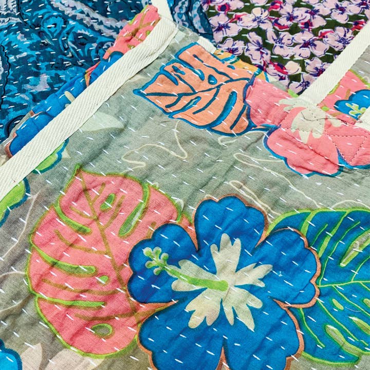 Sevya Handmade - Wholesale Tote Bag - Women's - Kantha Market Bags