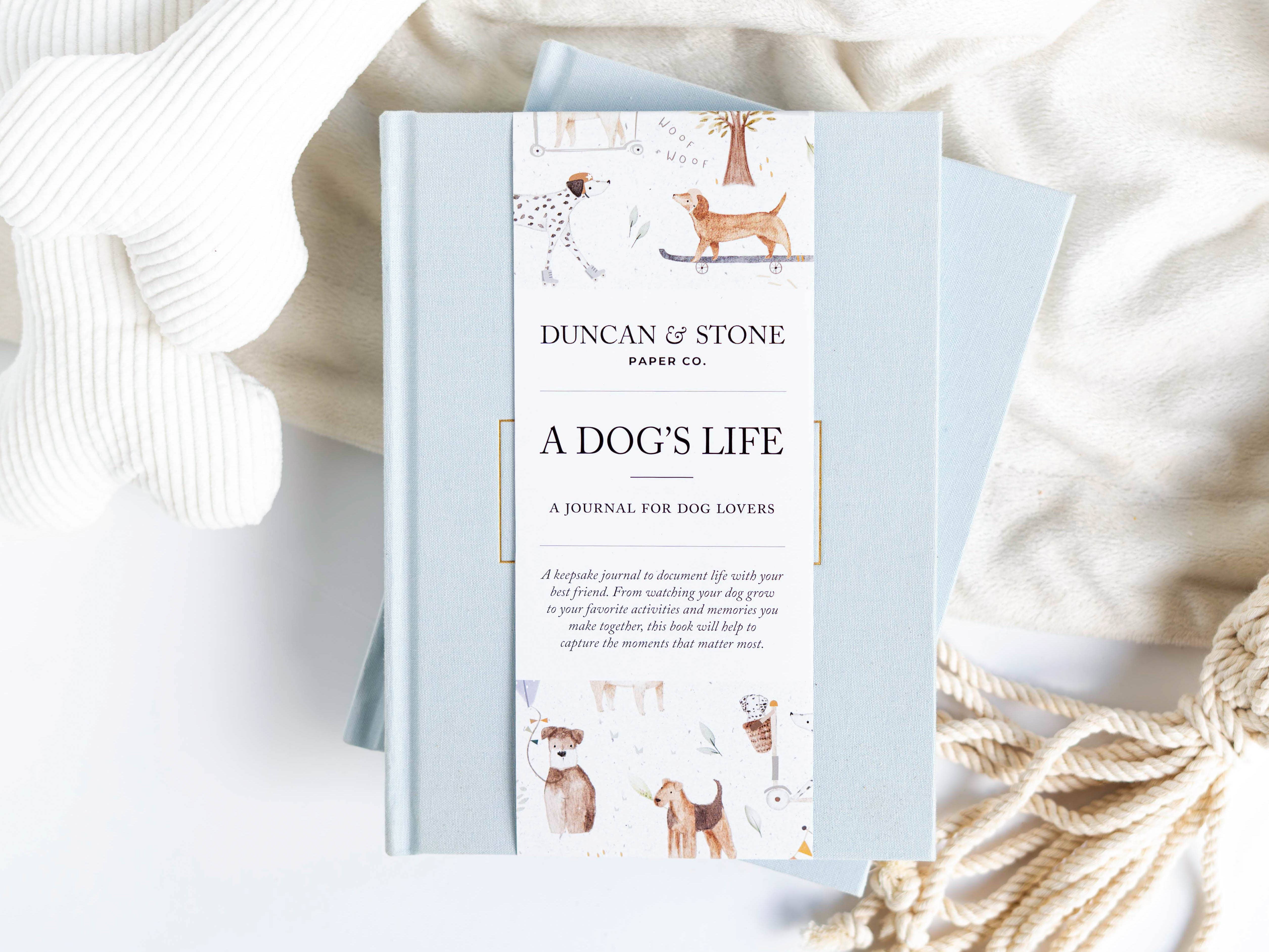 Duncan & Stone Paper Co. – wholesale Journal/diary – Dog Memory Book and Puppy Keepsake Journal | Perfect Gift0