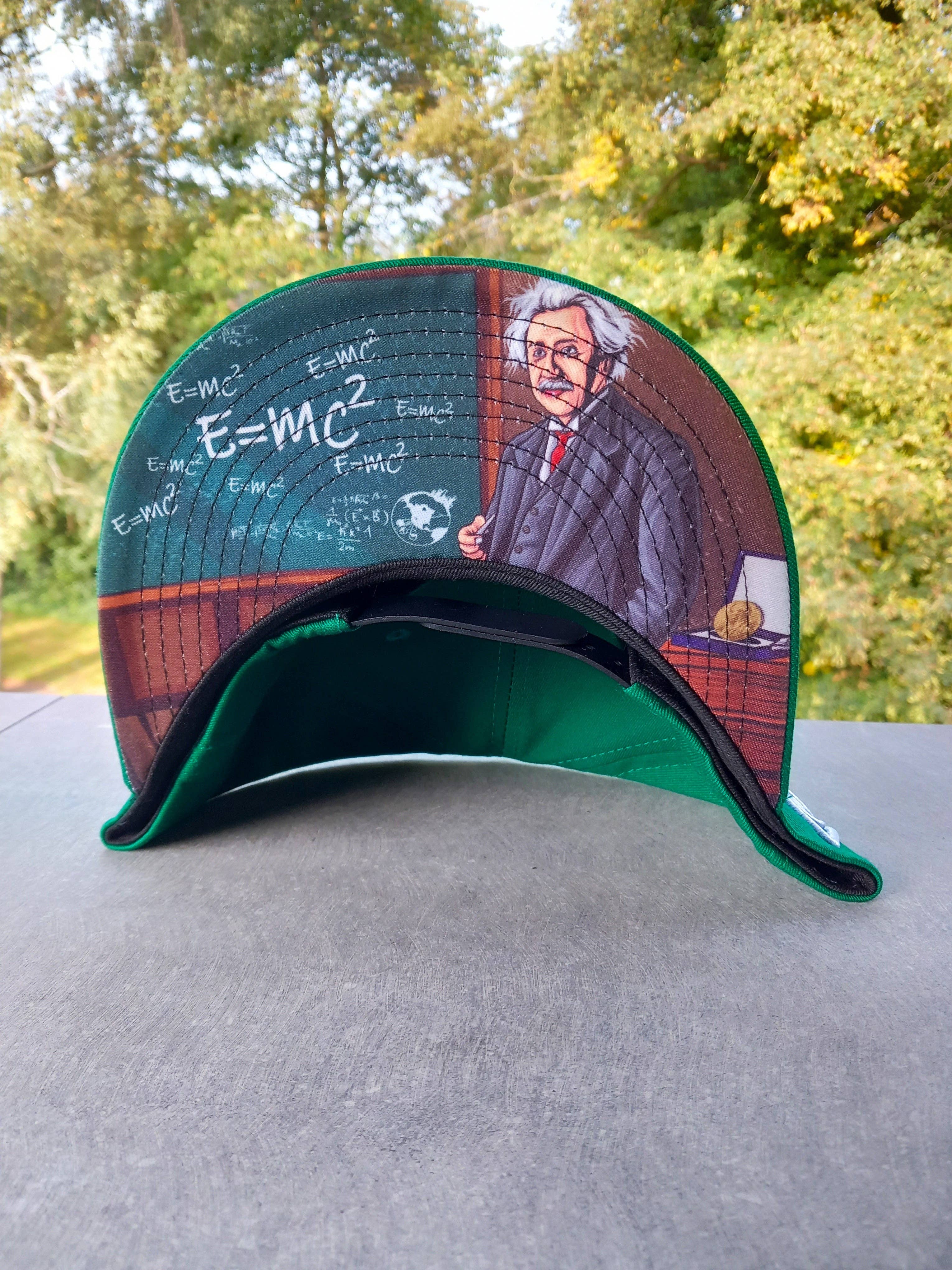 Capiche – Großhandel Flat Brim Cap – Herren – Einstein Snapback - Grün5