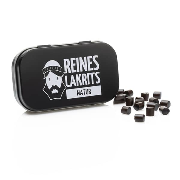 LASSE LAKRITS - natürlich lecker - Wholesale Licorice - Can of pure licorice natural3