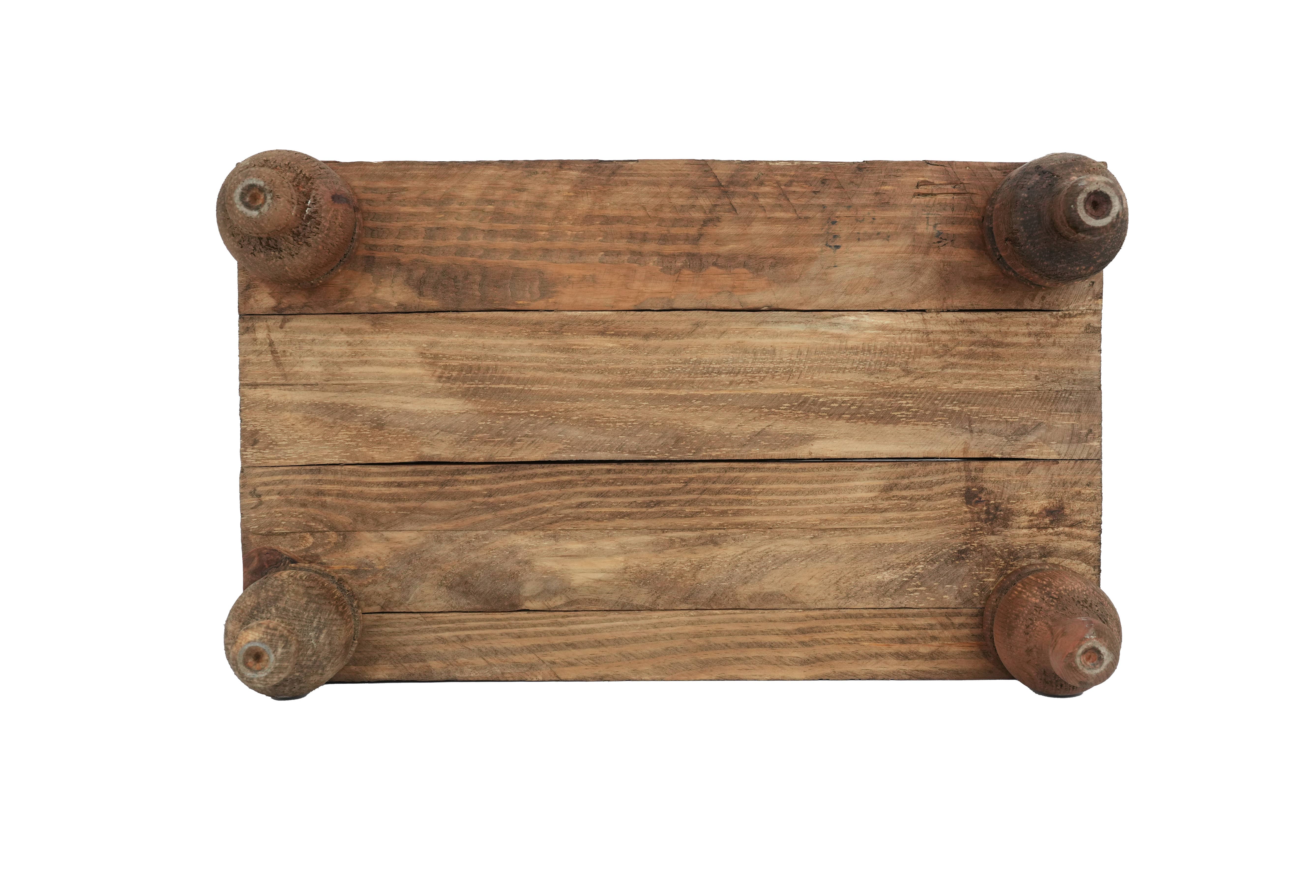 My Amigos Imports – wholesale Återförsäljarskyltning – Cali-20x12 tum-Gårdstårta Bord-Display-Återvunnet Trä-Brun4