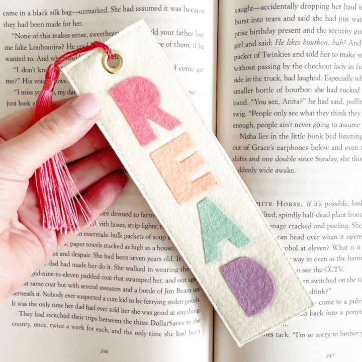 Read Felt Bookmark for wholesale by Milo & Mollie