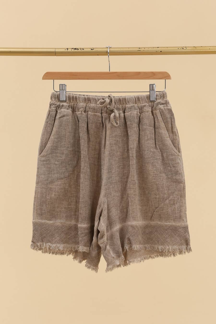 LÉA & LUC - Wholesale Shorts - Women's - Shorts in 50% cotton 50% linen REF. 1007839