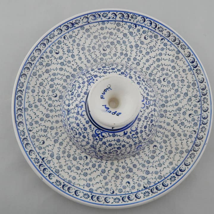 Vintage Pillows Store - Vendita all'ingrosso Insalatiera - Piatto e zuccheriera in ceramica turca fatti a mano