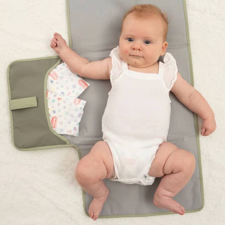 All4Ella - Wholesale Nappy bag – Baby - Recycled Changing Wallet - Sage2