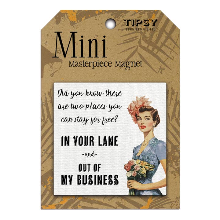 Did You Know There Are Two Places Mini Masterpiece Magnet for wholesale by Tipsy Coasters & Gifts