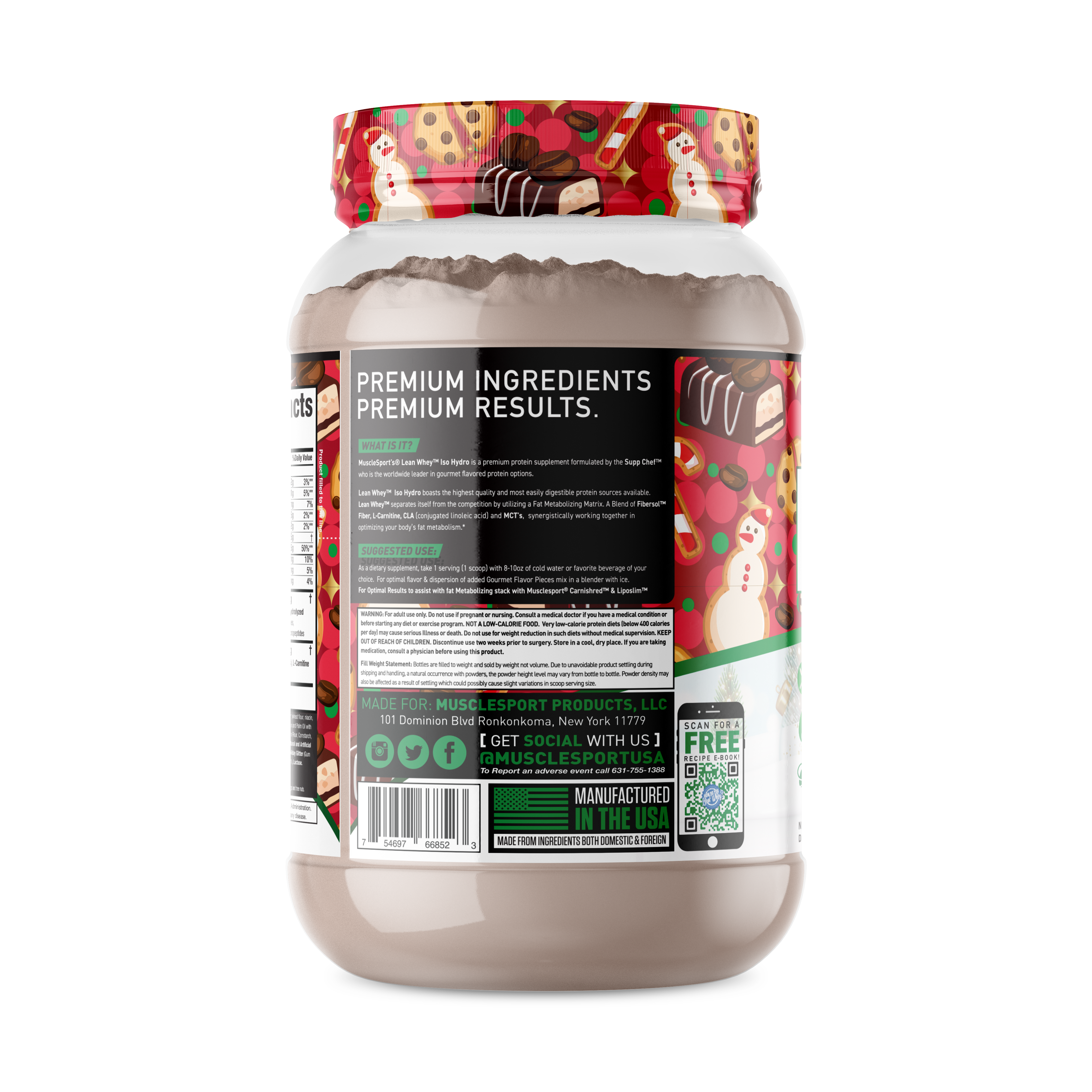 MuscleSport - Wholesale Protein/superfood powder - Lean Whey® Iso Hydro Gourmet Protein 2lb - Limited Edition10