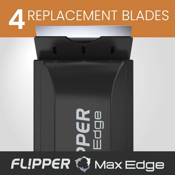 Flipper Aquarium Products - Wholesale Craft Tool - Flipper Edge MAX Stainless Steel Blades - 4pk