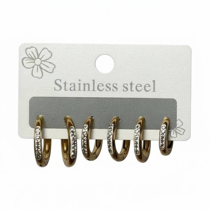 Stainless Steel Engraved Band Ring – Antique Gold for wholesale by Loli